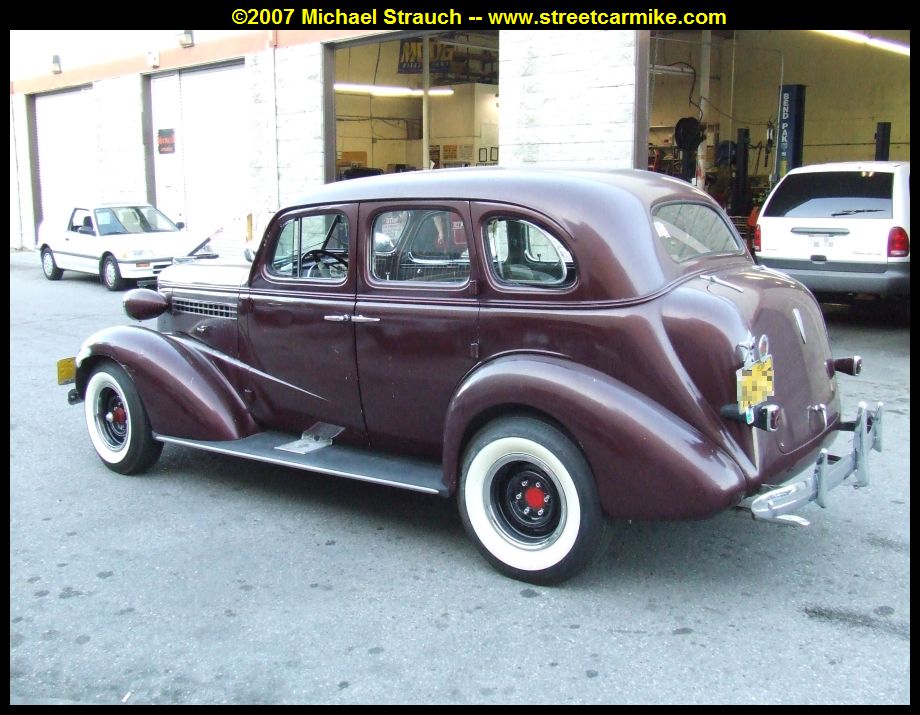 The'38 Chevy at the shop on May 9 2007