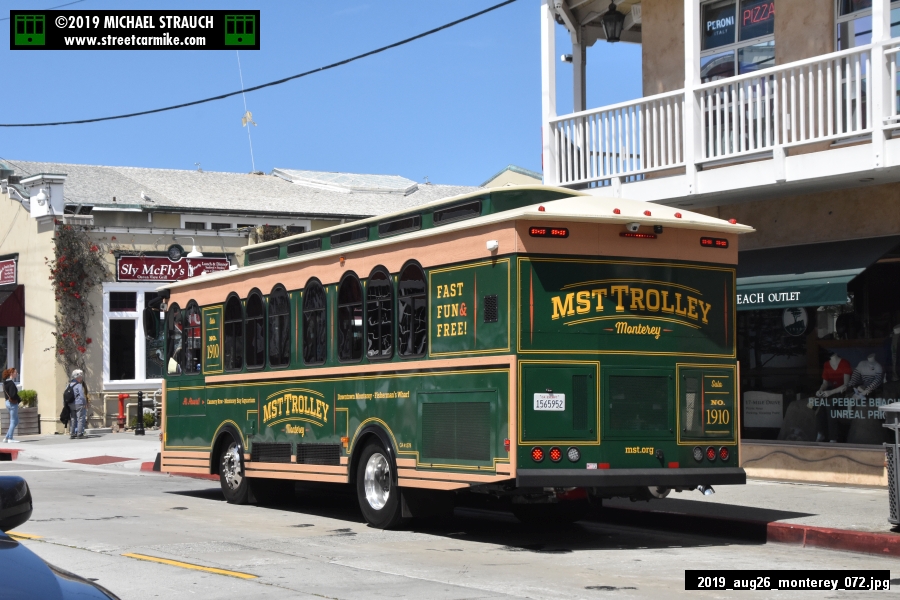 Monterey-Salinas Transit (MST) Hometown Trolley Mainstreet Buses ...